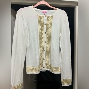Lily Pulitzer White Cardigan